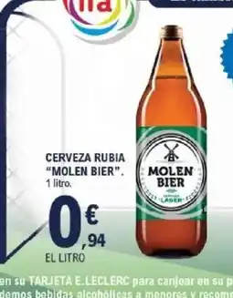 E.Leclerc MOLEN BiER Cerveza rubia oferta