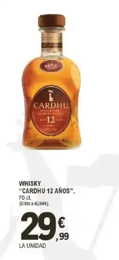 E.Leclerc CARDHU 12 AÑOS Whisky oferta