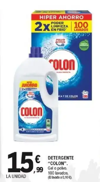 E.Leclerc COLON Detergente oferta