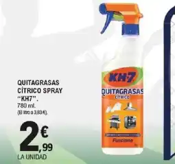 E.Leclerc KH7 Quitagrasas citrico spray oferta