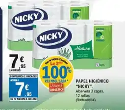 E.Leclerc NICKY Papel higiénico oferta