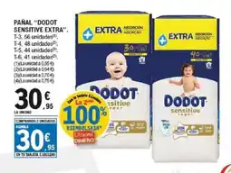 E.Leclerc DODOT SENSITIVE EXTRA Pañal oferta