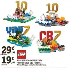 E.Leclerc LEGO Playset de construcción fenómenos del fútbol oferta