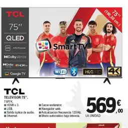 E.Leclerc TCL Televisor 75" oferta