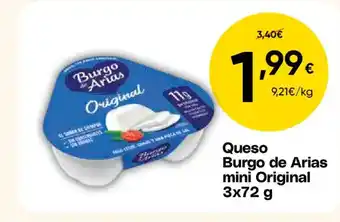 BURGO DE ARIAS Queso mini Original