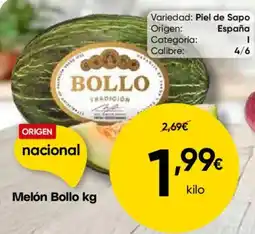 FROIZ Melón Bollo oferta