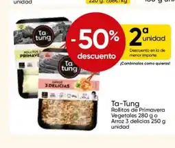 FROIZ TA-TUNG Rollitos de Primavera Vegetales oferta
