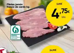 FROIZ Filetes jamón fresco de cerdo oferta