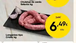 FROIZ Longaniza tipo Criollo oferta