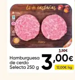 FROIZ Hamburguesa de cerdo Selecta oferta