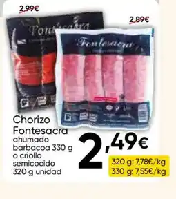 FROIZ Chorizo Fontesacra oferta