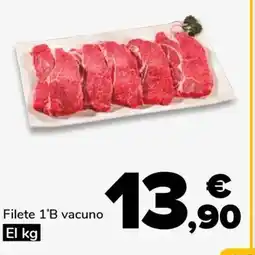Supeco Filete 1'B vacuno oferta