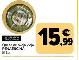 Supeco PEÑAENCINA Queso de oveja viejo oferta