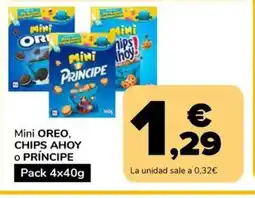 Supeco OREO, CHIPS AHOY O PRÍNCIPE Mini oferta
