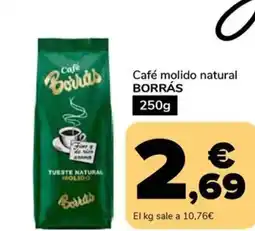 Supeco BORRÁS Café molido natural oferta