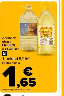 Supeco FRIESOL O ELOSOL Aceite de girasol oferta