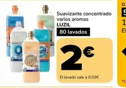 Supeco LUZIL Suavizante concentrado varios aromas oferta
