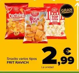 Supeco FRIT RAVICH Snacks varios tipos oferta