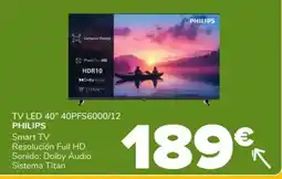 Supeco PHILIPS TV LED 40" 40PFS6000/12 oferta