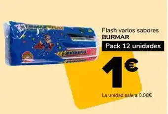 Supeco BURMAR Flash varios sabores oferta