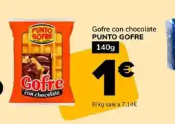 Supeco PUNTO GOFRE Gofre con chocolate oferta