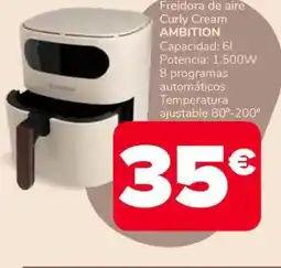 Supeco AMBITION Freidora de aire Curly Cream oferta