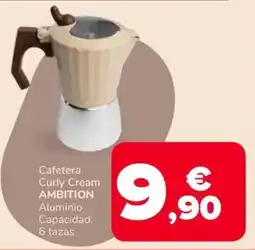Supeco AMBITION Cafetera Curly Cream oferta