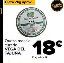 Supeco VEGA DEL TAJUÑA Queso mezcla curado oferta