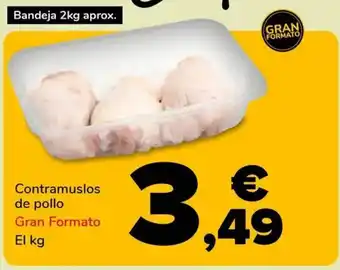 Supeco Contramuslos de pollo oferta