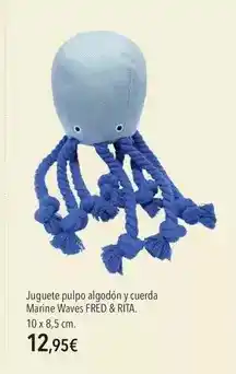 El Corte Inglés Rita - juguete pulpo algodón y cuerda marine waves oferta