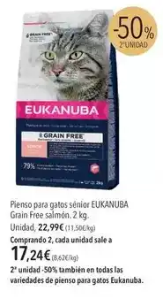 El Corte Inglés Eukanuba - pienso para gatos sénior oferta