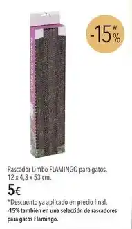 El Corte Inglés Flamingo - rascador limbo para gatos oferta