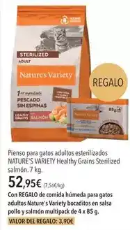 El Corte Inglés Valor - nature's variety oferta