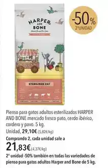 El Corte Inglés Bone - pienso para gatos adultos esterilizados oferta