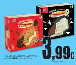 Unide Market Frigo - helado filipinos blanco sandwich xxl o cookies oferta