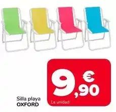 Supeco Oxford - silla playa oferta