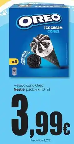 Unide Market Nestlé - helado cono oreo oferta