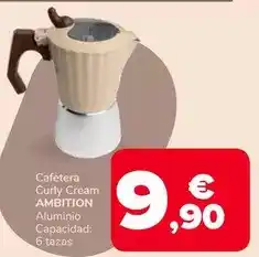 Supeco Ambition - cafetera curly cream oferta