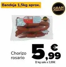 Supeco Chorizo rosario oferta