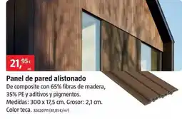 Bauhaus Panel de pared alistonado oferta