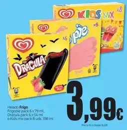 Unide Market Frigo - helado frigopie drácula o kids mix oferta