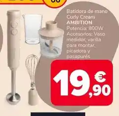 Supeco Ambition - batidora de mano curly cream oferta