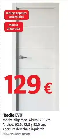 Bauhaus 'recife evo' oferta