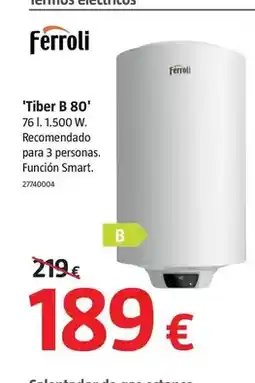 Bauhaus Ferroli - 'tiber b 80' oferta