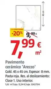 Bauhaus Pavimento ceramico 'arezzo' oferta