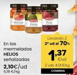 Autoservicios Familia Helios - en las mermeladas senalizados oferta