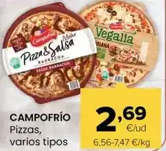 Autoservicios Familia Campofrío - pizzas oferta