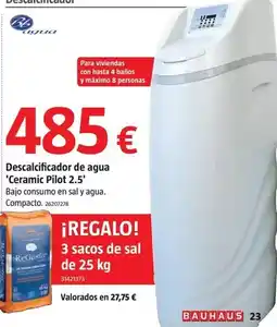 Bauhaus Bb agua - descalificador de agua 'ceramic pilot 2.5' oferta