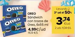 Autoservicios Familia Oreo - sandwich con trozos oferta