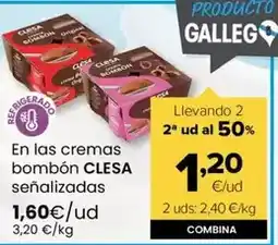 Autoservicios Familia Clesa - en las cremas bombon senalizados oferta